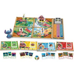 Clementoni Board Games - 16911 Disney Stitch Mission 626 The Inside Battle, Gioco da Tavolo Bambini 8+ Anni, Sfida di Squadra c
