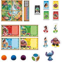 Clementoni Board Games - 16911 Disney Stitch Mission 626 The Inside Battle, Gioco da Tavolo Bambini 8+ Anni, Sfida di Squadra c