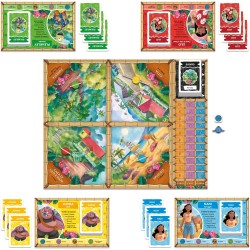 Clementoni Board Games - 16911 Disney Stitch Mission 626 The Inside Battle, Gioco da Tavolo Bambini 8+ Anni, Sfida di Squadra c