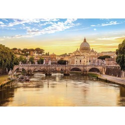 Clementoni - Puzzle 1500 Pezzi per Adulti e Ragazzi, Collection, Tema Ponte Sant'Angelo Roma, Idea Regalo Uomo e Donna, Mad