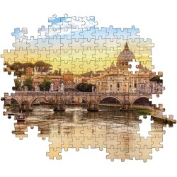 Clementoni - Puzzle 1500 Pezzi per Adulti e Ragazzi, Collection, Tema Ponte Sant'Angelo Roma, Idea Regalo Uomo e Donna, Mad