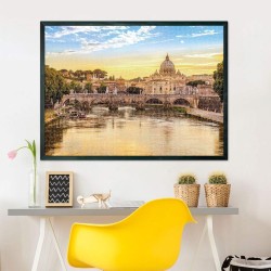 Clementoni - Puzzle 1500 Pezzi per Adulti e Ragazzi, Collection, Tema Ponte Sant'Angelo Roma, Idea Regalo Uomo e Donna, Mad