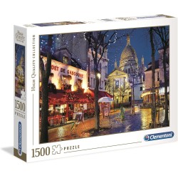 Clementoni Collection - Puzzle 1500 Pezzi per Adulti e Ragazzi, Parigi Montmartre, Made in Italy, 59,2x84,3 cm, 31999