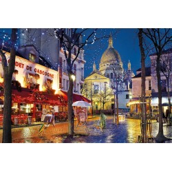 Clementoni Collection - Puzzle 1500 Pezzi per Adulti e Ragazzi, Parigi Montmartre, Made in Italy, 59,2x84,3 cm, 31999