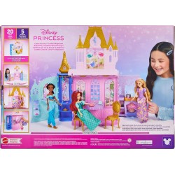 Mattel Disney Princess Bambola Rapunzel e Castello CLOSE & CARRY, JLK27