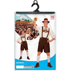 Widmann Party Fashion - Costume bavarese Tg.XXL 58/60, pantaloni tradizionali da uomo per feste della birra, sagre, carnevale