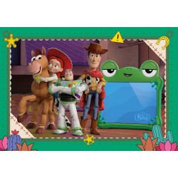 Clementoni - 28103 Puzzle 104 Pezzi Supercolor, per Bambini 6+ Anni, Illustrazione Disney Pixar Toy Story 5, Idea Regalo, Made 