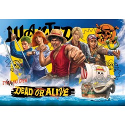 Clementoni - 28106 Puzzle 104 Pezzi Super, per Bambini 6+ Anni, Illustrazione One Piece Dead or Alive, Idea Regalo, Made in Ita