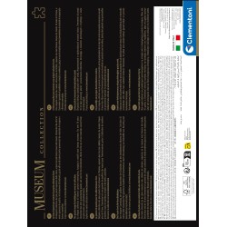 Clementoni - Puzzle 1000 Pezzi Arte per Adulti e Ragazzi, Museum Collection, Tema Gioconda di Leonardo Da Vinci, con Poster Inc