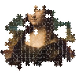 Clementoni - Puzzle 1000 Pezzi Arte per Adulti e Ragazzi, Museum Collection, Tema Gioconda di Leonardo Da Vinci, con Poster Inc