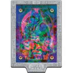 Clementoni - 35162 Star Wars Metamorphic Art Collection - Episode IV V VI Trilogia Originale, Quadro Interattivo 520 Pezzi con 
