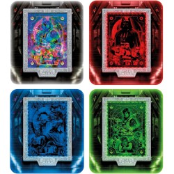 Clementoni - 35162 Star Wars Metamorphic Art Collection - Episode IV V VI Trilogia Originale, Quadro Interattivo 520 Pezzi con 