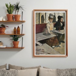 Clementoni - 37090 Puzzle 1000 Pezzi Arte, per Adulti e Ragazzi, Museum Collection, Tema Dans un Café di Degas, con Poster Incl