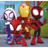 Clementoni - 25294 - Supercolor Puzzle - Marvel Spidey And His Amazing Friends - 3x48 Pezzi (Include 3 Puzzle Da 48 Pezzi) - Pu