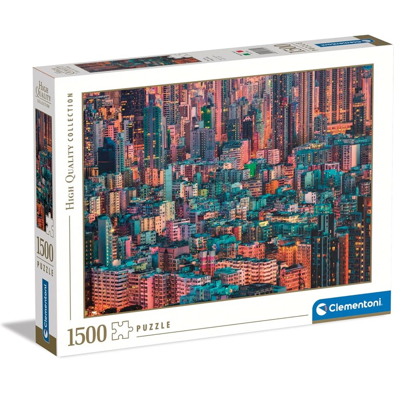 Clementoni - 31692 Collection - The Hive, Hong Kong - 1500 Pezzi - Puzzle Adulti, Made In Italy