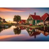 Clementoni Collection Puzzle 1500 Pezzi, Illustrazione Paesaggio Zaanse Schans Olanda al Tramonto, Idea Regalo, Made in Italy, 