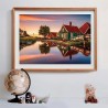 Clementoni Collection Puzzle 1500 Pezzi, Illustrazione Paesaggio Zaanse Schans Olanda al Tramonto, Idea Regalo, Made in Italy, 