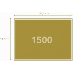 Clementoni Collection Puzzle 1500 Pezzi, Illustrazione Paesaggio Zaanse Schans Olanda al Tramonto, Idea Regalo, Made in Italy, 