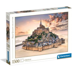 Clementoni - Puzzle 1500 Pezzi per Adulti e Ragazzi, Collection, Tema Monte Saint Michel, Idea Regalo Uomo e Donna, Made in Ita