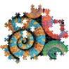 Clementoni - 35529 Color Boom Collection Puzzle 500 Pezzi per Adulti e Ragazzi, Illustrazione Astratta Colorata Curly Tails, Id