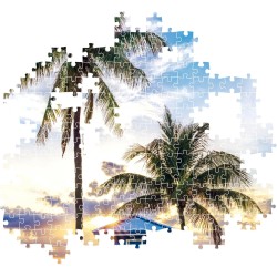Clementoni - Puzzle 500 Pezzi per Adulti e Ragazzi, Collection, Tema Miami Beach, Idea Regalo Uomo e Donna, Made in Italy, 49x3