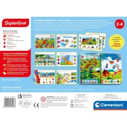 Clementoni - Sapientino La Penna Interattiva, Vado al Nido, Schede Educative e Penna Parlante, Gioco Educativo 2 Anni, Elettron