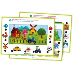 Clementoni - Sapientino La Penna Interattiva, Vado al Nido, Schede Educative e Penna Parlante, Gioco Educativo 2 Anni, Elettron