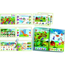 Clementoni - Sapientino La Penna Interattiva, Vado al Nido, Schede Educative e Penna Parlante, Gioco Educativo 2 Anni, Elettron