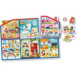 Clementoni - Sapientino Montessori La Grande Casa, Gioco Educativo Bambini 2-4 Anni, Stimola Linguaggio, Manualità e Coordinazi