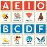Clementoni Sapientino Montessori - Lettere Tattili, Gioco Educativo per Bambini 3-5 Anni con Flashcards per Imparare Alfabeto e