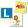 Clementoni Sapientino Montessori - Lettere Tattili, Gioco Educativo per Bambini 3-5 Anni con Flashcards per Imparare Alfabeto e