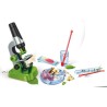 Clementoni - 19347 - Scienza E Gioco Lab - Il Mio Primo Microscopio - Laboratorio Microscopio Ottico 150X, Esperimenti Scientif