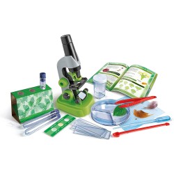 Clementoni - 19347 - Scienza E Gioco Lab - Il Mio Primo Microscopio - Laboratorio Microscopio Ottico 150X, Esperimenti Scientif