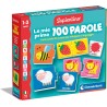 Clementoni - Sapientino Montessori Le Mie Prime 100 Parole, Gioco Educativo Bambini 1-3 Anni con 54 Puzzle a Incastro per Impar