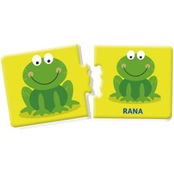 Clementoni - Sapientino Montessori Le Mie Prime 100 Parole, Gioco Educativo Bambini 1-3 Anni con 54 Puzzle a Incastro per Impar