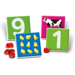 Clementoni Sapientino Montessori - Numeri Tattili, Gioco Educativo Metodo Montessoriano per Bambini 3-5 Anni con Flashcards per