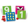 Clementoni Sapientino Montessori - Numeri Tattili, Gioco Educativo Metodo Montessoriano per Bambini 3-5 Anni con Flashcards per