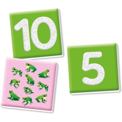 Clementoni Sapientino Montessori - Numeri Tattili, Gioco Educativo Metodo Montessoriano per Bambini 3-5 Anni con Flashcards per