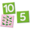 Clementoni Sapientino Montessori - Numeri Tattili, Gioco Educativo Metodo Montessoriano per Bambini 3-5 Anni con Flashcards per
