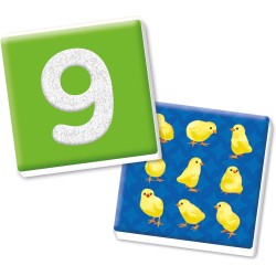 Clementoni Sapientino Montessori - Numeri Tattili, Gioco Educativo Metodo Montessoriano per Bambini 3-5 Anni con Flashcards per
