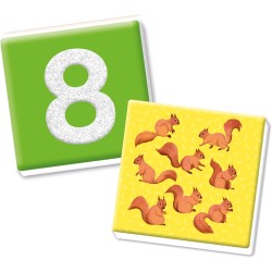 Clementoni Sapientino Montessori - Numeri Tattili, Gioco Educativo Metodo Montessoriano per Bambini 3-5 Anni con Flashcards per