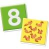 Clementoni Sapientino Montessori - Numeri Tattili, Gioco Educativo Metodo Montessoriano per Bambini 3-5 Anni con Flashcards per