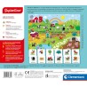 Clementoni Sapientino Montessori - Parole in Fattoria, Gioco Educativo con Puzzle Animali Sagomati per Bambini 1-3 Anni, Svilup