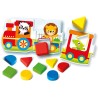 Clementoni Sapientino Montessori - Il Trenino delle Forme, Gioco Educativo per Bambini 1-3 Anni, Puzzle a Incastro per Riconosc