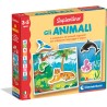 Clementoni Sapientino Montessori - Gli Animali, Gioco Educativo Metodo Montessoriano per Bambini 3-5 Anni, per Scoprire e Class