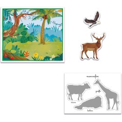 Clementoni Sapientino Montessori - Gli Animali, Gioco Educativo Metodo Montessoriano per Bambini 3-5 Anni, per Scoprire e Class