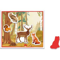 Clementoni Sapientino Montessori - Gli Animali, Gioco Educativo Metodo Montessoriano per Bambini 3-5 Anni, per Scoprire e Class