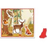 Clementoni Sapientino Montessori - Gli Animali, Gioco Educativo Metodo Montessoriano per Bambini 3-5 Anni, per Scoprire e Class