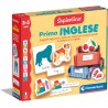 Clementoni Sapientino Montessori - Primo Inglese, Gioco Educativo Metodo Montessoriano per Bambini 3-5 Anni, Carte Illustrate p
