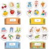 Clementoni Sapientino Montessori - Primo Inglese, Gioco Educativo Metodo Montessoriano per Bambini 3-5 Anni, Carte Illustrate p
